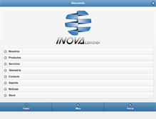 Tablet Screenshot of inovacontrol.com.mx